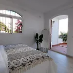 Semesterbostad New Boho With Balcony, Private Garden And Communal Pool Nerja
